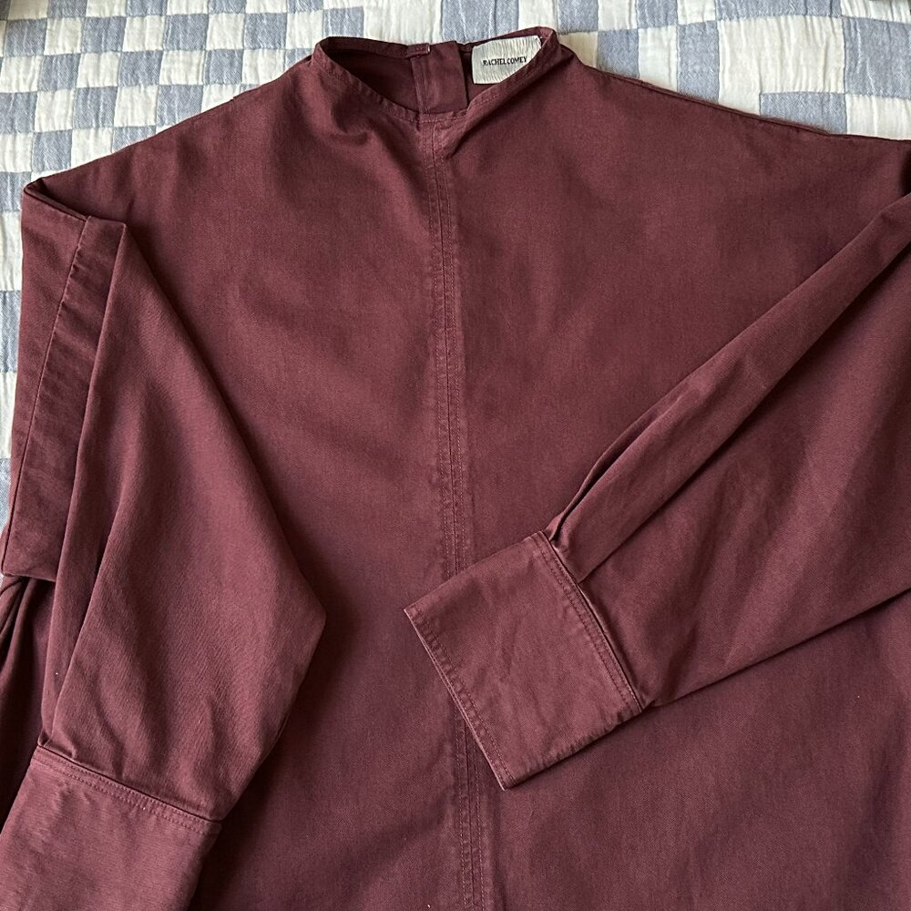 Rachel Comey Melody Top, Burgundy, Size XS/S